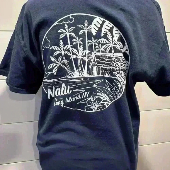 COPY - Nalu Long Island T-shirt Unisex LG blue - Picture 5 of 5